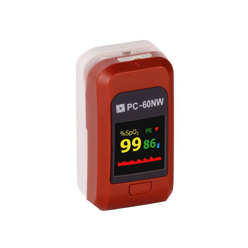 Lepu Fingertip Pulse Oximeter Blood Oxygen Meter for Neonate Kid Adult PC-60NW with Bluetooth App Color OLED