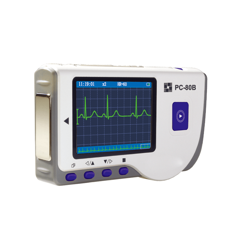 Lepu Medical Portable ECG Monitor Handheld EKG Machine Heart Rate Monitor with Bluetooth AI Analysis