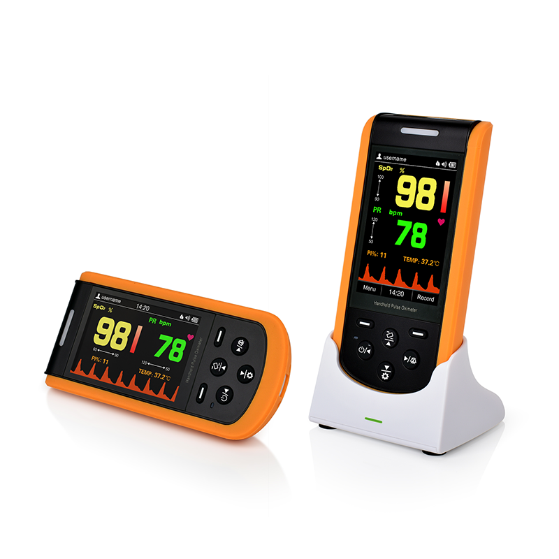 Lepu Portable Rechargeable Handheld Pulse Oximeter for Infant Kid Adult with Bluetooth App SP-20