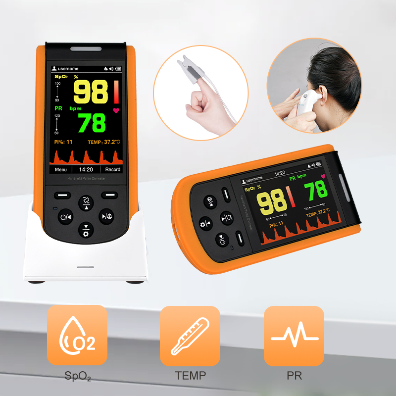 Lepu Portable Rechargeable Handheld Pulse Oximeter for Infant Kid Adult with Bluetooth App SP-20