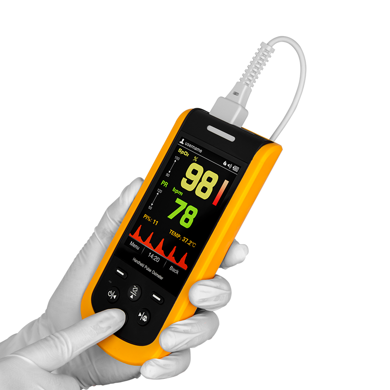 Lepu Portable Rechargeable Handheld Pulse Oximeter for Infant Kid Adult with Bluetooth App SP-20