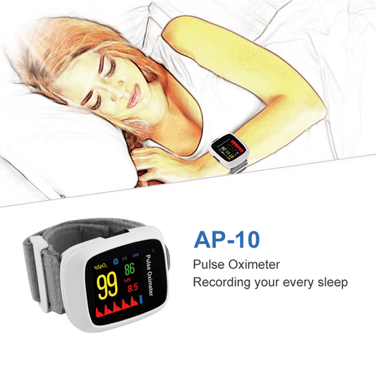 Lepu Wearable Wrist Pulse Oximeter SpO2 Pulse Rate Monitor with Bluetooth App