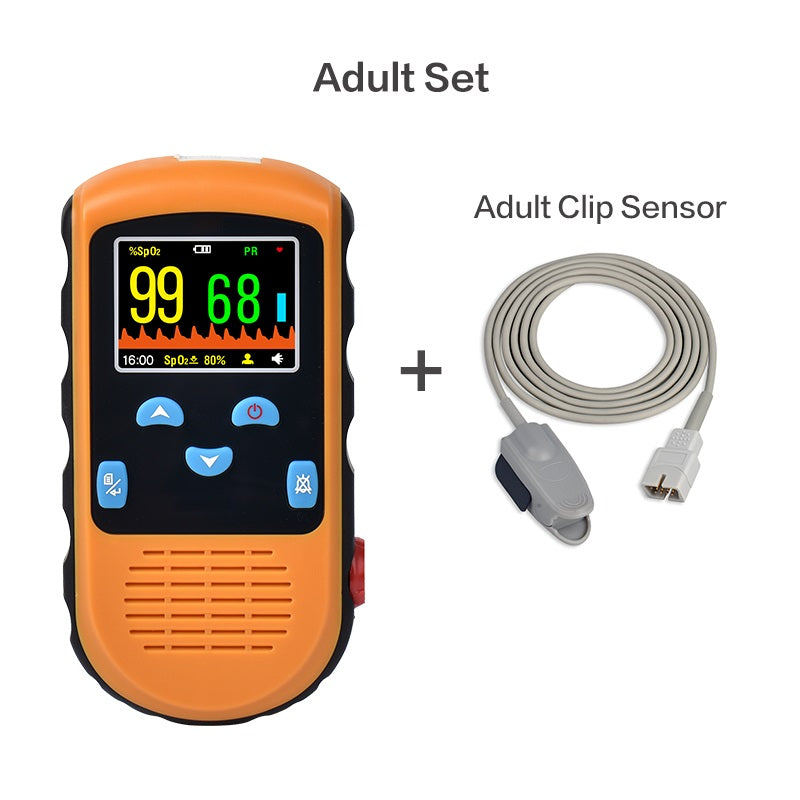 Lepu Portable Handheld Pulse Oximeter SpO2 Pulse Rate Monitor for Neonate Kid Adult with Bluetooth App PC-66B