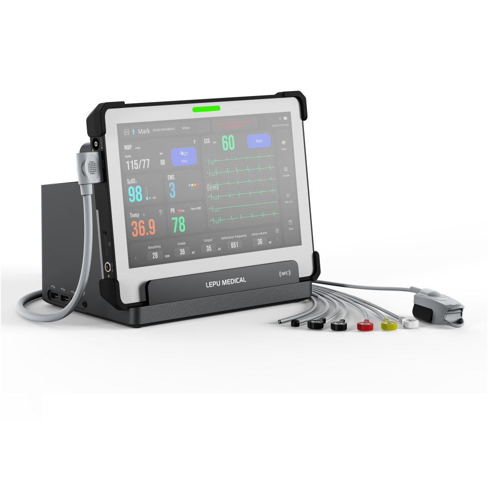 Lepu Medical Grade AIView VX Tablet Patient Monitor Portable Multiparameter Monitor with Touch Screen
